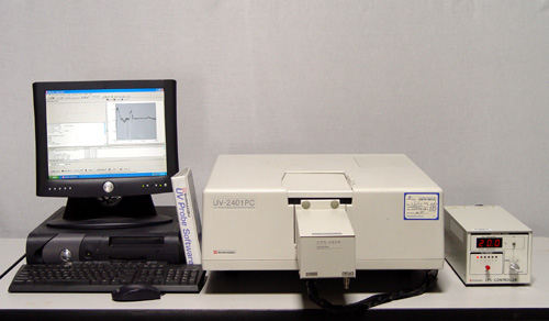 Shimadzu UV-2401PC UV-VIS Spec. w/ CPS-240A Cell Positioner