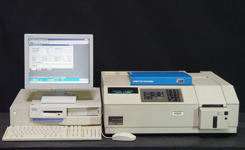 Perkin Elmer, PE Lambda-2 Uv-Vis Spectrophotometer w/ Sipper