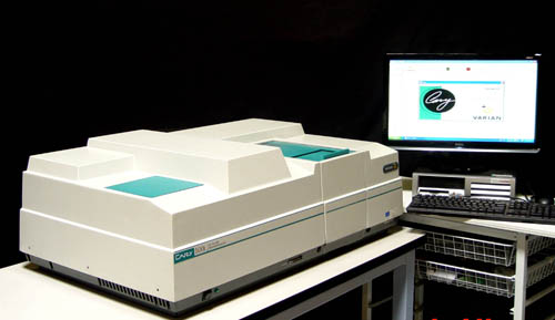 For Sale, used Varian CARY-500 UV-VIS-NIR Spectrophotometer, Reflectance Measurement