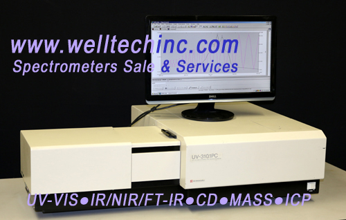 Shimadzu UV-3101PC UV-VIS-NIR w/ ISR-3100 Integrating Sphere