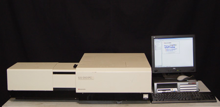 Shimadzu UV-3101PC UV-VIS-NIR w/ 5° Specular Reflectance Attachment