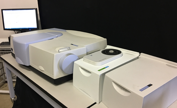 PE Lambda-950 UV-VIS-NIR w/ URA + 150-mm Ø Sphere, Optics/Thin Film