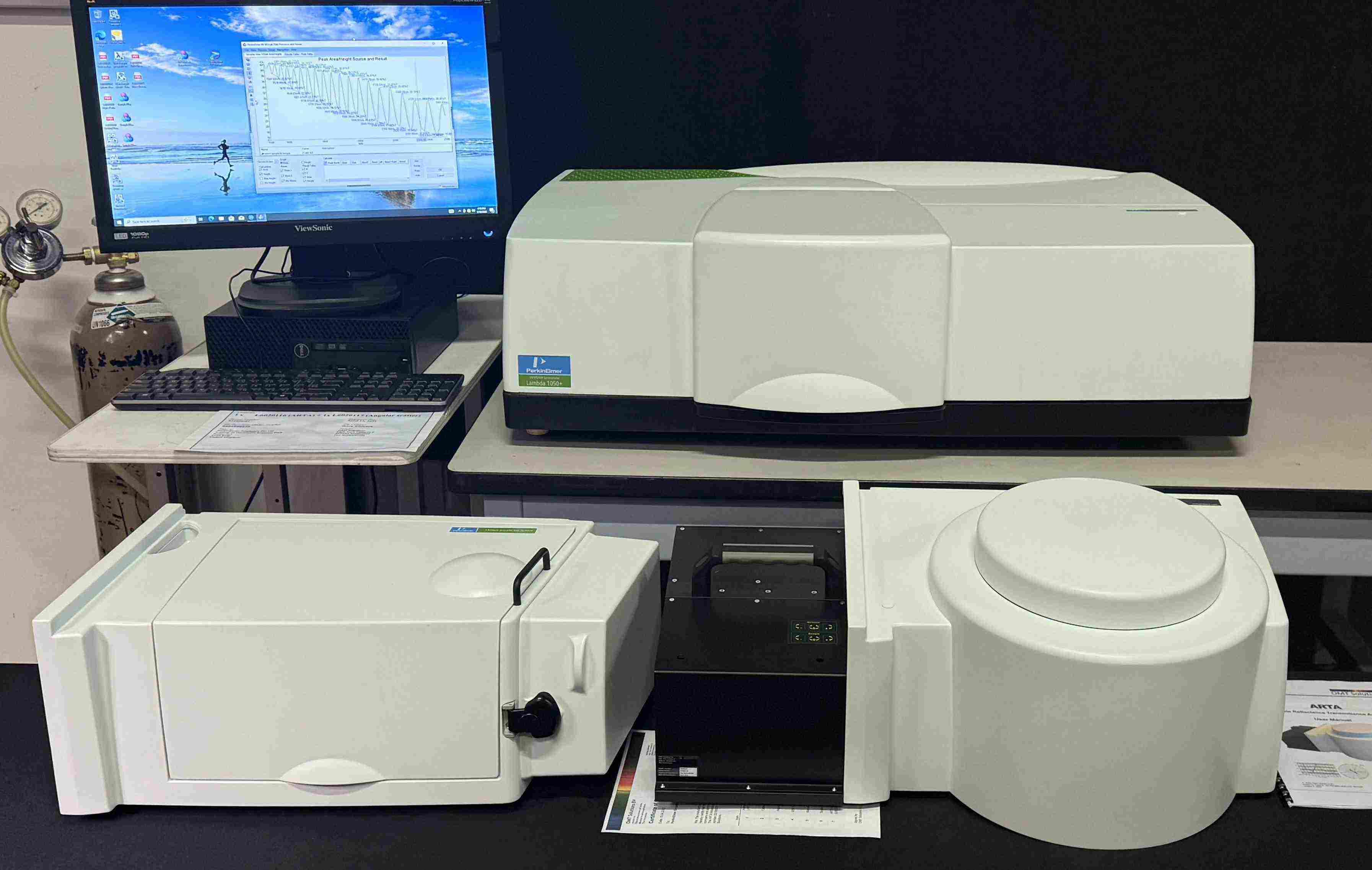 Perkin Elmer LAMBDA 1050+(PLUS) 150-mm InGaAs & ARTA Optical Measurement System